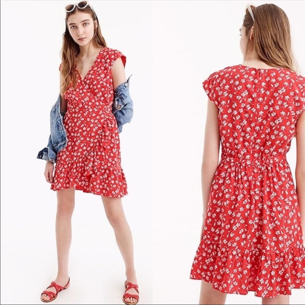 JCrew red dress. Only worn once